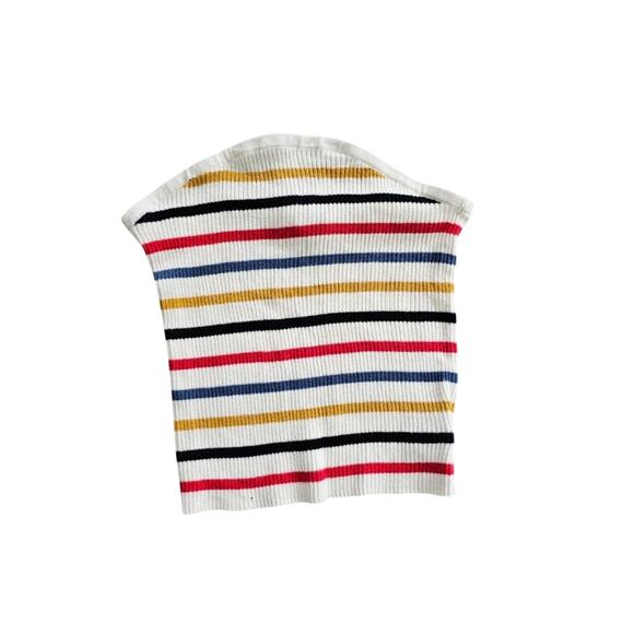 Retro Stripe Tube Top - Picture 1 of 3